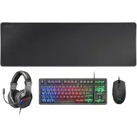 Mars Gaming Mcp-rgb3 Spelset Mus Tangentbord Headset Musmatta