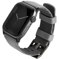 Uniq Linus armband för Apple Watch 1/2/3/4/5/6/7/8/SE/SE2 38/40/41mm - grå