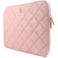 GUESS Quiltat 4G-skydd för en 14" bärbar dator - rosa