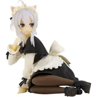 Taito Wandering Witch: The Journey Of Elaina Coreful Pvc Elaina Cat Maid Version Figur