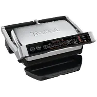 SEB Tefal OptiGrill+ GC706D34 - Grill - elektrisk - 600 cm2 - rostfritt stål/svart