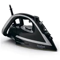 SEB Tefal Puregliss FV8062E0 - Ångstrykjärn med automatisk avstängning - sula Durilium AirGlide Autoclean - 3000 W - svart/skuggig