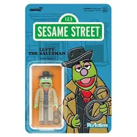 Super7 Sesame Street Reaction Wave 02 Lefty The Salesman 10 Cm Figur