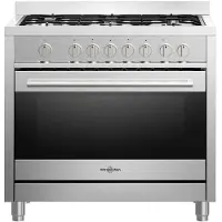 Vitrokitchen St9060ib 90x60 Cm Butangas Spis Med Ugn 5 Brännare