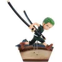 Megahouse One Piece Pvc Roronoa Zoro Spring Spring Spring Staty 14 Cm