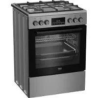 Beko Fbm62330gxtn 60 Cm Gasspis Med Ugn 4 Brännare