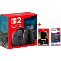 Nintendo Switch 2 + Mario Kart Värld + Hitman + Oniverse Skärmskydd