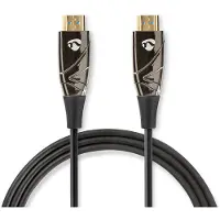 Nedis Aktiva optiska High Speed ??HDMI kabel med Ethernet | HDMI(tm) Kontakt | HDMI(tm) Kontakt | 4K@60Hz | 18 Gbps | 10.0 m | Rund | PVC | Svart | Presentbox