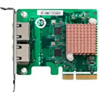 Qnap QXG-2G2T-I225 - Nätverksadapter - PCIe 2.0 x2 låg profil - 2.5GBase-T x 2 - för QGD-1600, TS-1232, 1253, 251, 253, 432, 453, 653, 832, 853, h1283, h977, TVS-672, 872