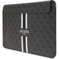 GUESS 4G Printed Stripes-skydd för en 14" bärbar dator - svart