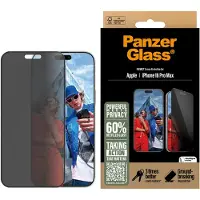 PanzerGlass UWF Privacy Skärmskydd iPhone 16 Pro Max