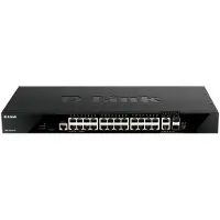 D-Link Smart Gigabit + 2 10ge Switch 24 Portar