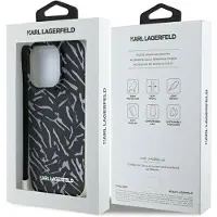 Karl Lagerfeld KLHCP16LHZBPKCCU mobilskal för Apple iPhone 16 Pro 6,3 lila med snöre