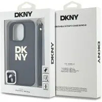 DKNY Handledsrem Stock Logo iPhone 16 Pro Fodral - Svart