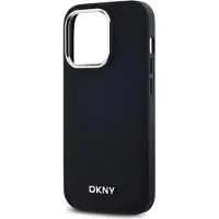 DKNY MagSafe iPhone 14 Pro-fodral med slät logotyp - svart