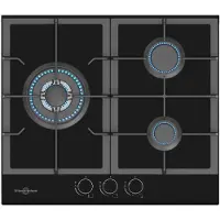 Vitrokitchen Cg630nb 60 Cm Gasglasplatta 3 Brännare