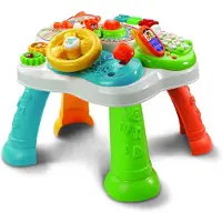 Vtech tvåspråkig aktivitetsbord - Mitt tvåspråkiga aktivitetsbord - Flerfärgad - 100 % tvåspråkig - 9 månader och uppåt