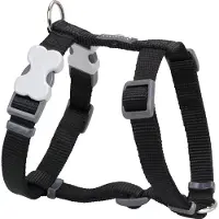 Red Dingo Hundsele - - Svart - Storlek S - Bredd 12 mm - Halsmått 25-39 cm - Bröstmått 30-44 cm svart