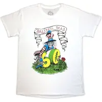 Ginza.se Grateful Dead: Unisex T-Shirt/60th Rose Pose (White) (Small)