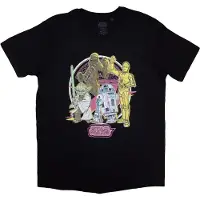 Ginza.se Star Wars: Unisex T-Shirt/Heroes Neon (Black) (Medium)