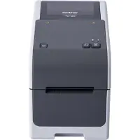 Brother TD-2320D300 - Etikett-/kvittoskrivare - svartvit - direkt termisk - Rulle (6,3 cm) - 300 dpi - upp till 152.4 mm/sek - USB 2.0, USB-värd, LAN