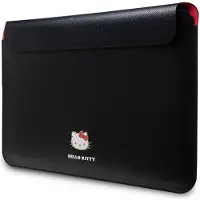 Hello Kitty PU Metall Logo fodral för en 14" bärbar dator - svart