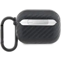 BMW AirPods Pro-skal svart Carbon Double Metal Logo