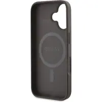 GUESS Peony Script MagSafe iPhone 16 Fodral - Brun