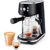 Sage SES450BTR4EEU1 the Bambino - Kaffemaskin med mjölkskummare - 9 bar - svart tryffel
