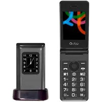 QUBO X-28 4G Svart Mobiltelefon för Seniorer