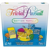 Hasbro Trivial Pursuit Famille, Jeu de societe de questions-réponses, Jeu de plateau, Version francaise
