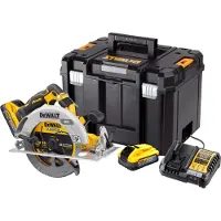 DeWalt Batteridriven cirkelsåg DCS573H2T-QW; 18 V; 2x5,0 Ah batt.