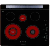 Vitrokitchen 401tgna Keramikhäll 60 Cm 3 Brännare