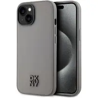 DKNY Pu Leather Stack Logo Magsafe Iphone 15 Telefonfodral