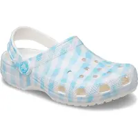 Crocs Träskor Classic Gingham Clog kvinnor - Vit - 38 / 39