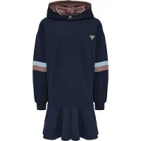 Hummel Hoodie Dress - hmlBeverly - Black Iris - - 10 år (140) - Klänning