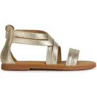 Geox Platta sandaler J SANDAL KARLY GIRL flickor - Guldfärgad - 29