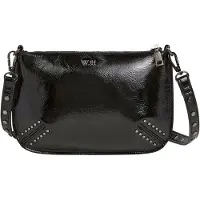 Pepe Jeans för kvinnor. PL031661 Valeria Glimmer handväska svart (OSFA), Casual, Polyuretan