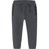 Name it Sweatpants - Nej - NmmVimo - Mörkgråmelerad - - 4 år (104) - Sweatpants