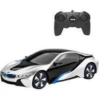 Rastar Radiostyrd Bil 1:24 BMW I8 Silverfärgad