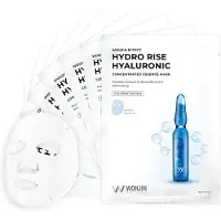 Nicoplace WONJIN EFFECT Hydrorise Hyaluronic Sheet Mask 10 pieces grön