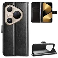 Mtp Products Huawei Pura 80 Ultra Plånboksfodral med Stativ - Svart