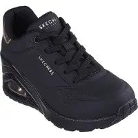 SKECHERS för kvinnor. 177520 Träningsskor Uno Wedge Hi Steps svart (38), 3 till 5 cm, Nyckelband, Casual