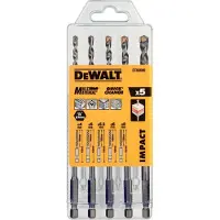 DeWalt Universalborrsats DT60099-QZ; 1/4''; 4,0-8,0 mm; 5 st.