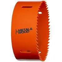 Bahco 3830-105-VIP, Single, Borr, Metall, Plast, Rostfritt stål, Stål, Trä, Orange, Koboltstål, Bimetall