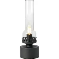 Markslöjd Bordslampa , Svart, Vardagsrum, Glas