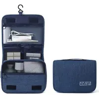 INF Vägghängd necessär med hängkrok polyester Blue