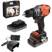 Black & Decker Skruvdragare/borr BLD682D2XK-QW; 18 V; 50 Nm; 2x2,0 Ah batt.
