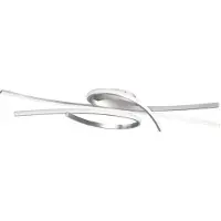 FISCHER&HONSEL GMBH LED taklampa Biba, dimbar, Aluminium / grå / zink, Vardagsrum / matsal, Metall, Modern, LED-taklampa