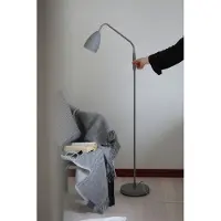 Markslöjd Patro LED Golvlampa 3-Step Grey , Grå, Vardagsrum, Metall